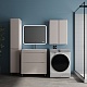 Style Line Тумба с раковиной Бергамо Мини 80 Люкс Plus антискрейтч карамель матовая – картинка-12
